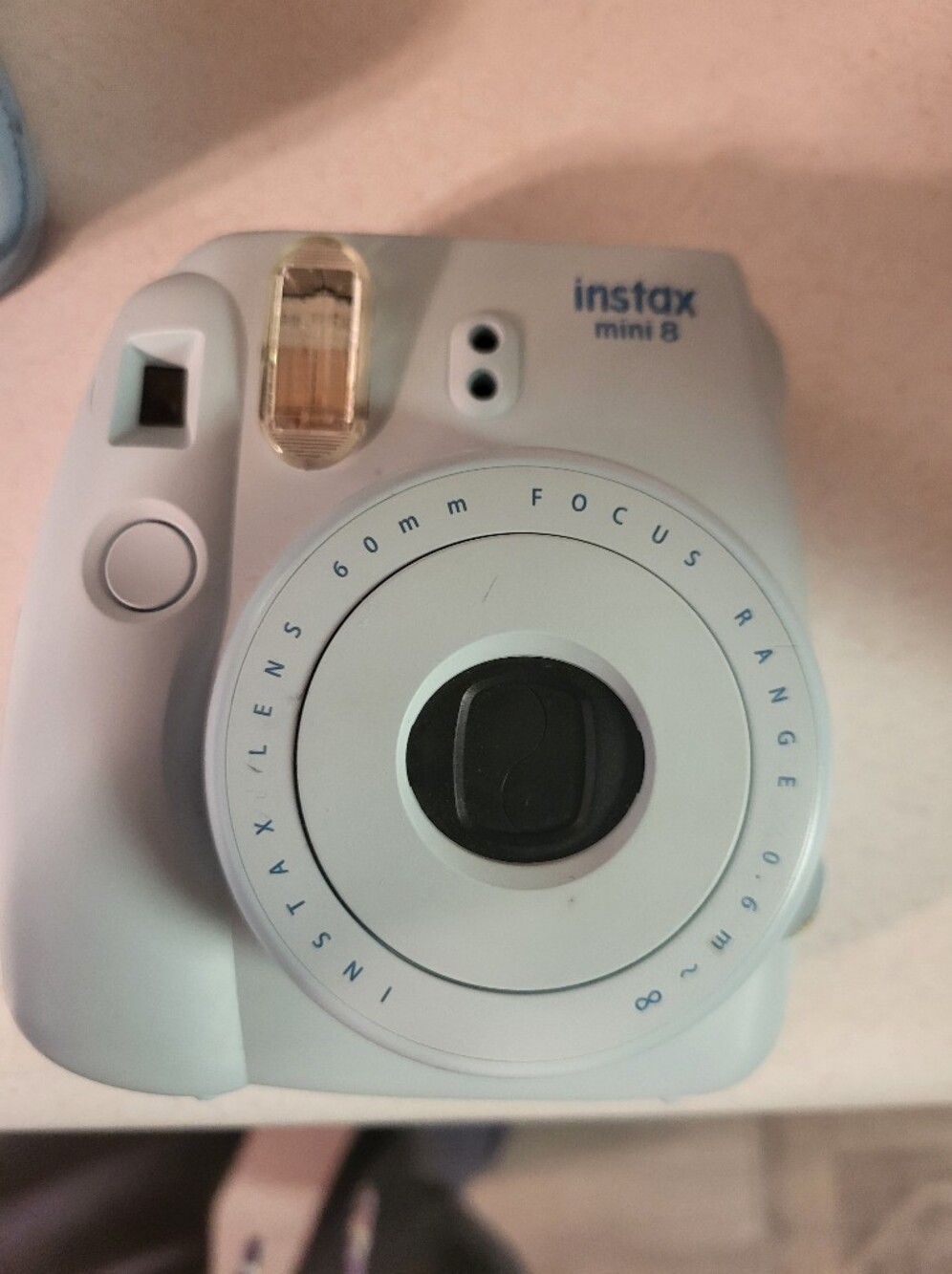 Fujifilm Instax Mini 8 Instant Film Camera (Sky Blue) with Case